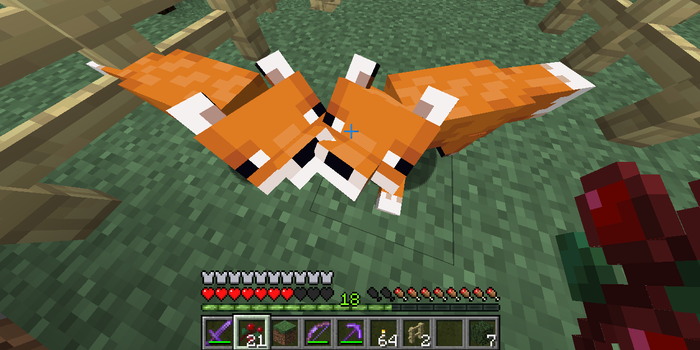 tame a fox in Minecraft